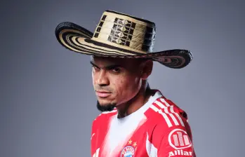 Esta fue la imagen que compartió el Bayern junto al video para celebrar el primer año de Luis Díaz en el club. FOTO @FCBayernES