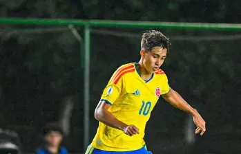 Samuel Martínez ha dado mucho de qué hablar tras su brillante actuación con Colombia en el Sudamericano Sub-17. FOTO FCF