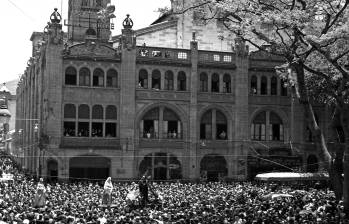 Por el Teatro Junín pasaron compañías de ópera de España, Italia y Brasil. FOTO Gabriel Carvajal. Biblioteca Pública Piloto. Archivo fotográfico.