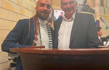 El representante a la Cámara, Daniel Carvalho, y el senador, Humberto de la Calle, habían sido expulsados de Verde Oxígeno, el partido que les dio el aval para las elecciones a Congreso. FOTO: Cortesía