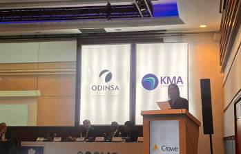 En la asamblea de la CCI asumió la nueva presidenta del gremio, María Consuelo Araújo. FOTO: tomada de X