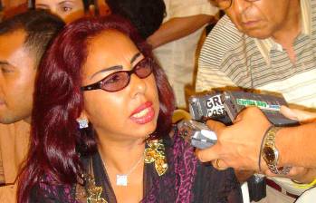 Enilce López (“la Gata”), empresaria del chance y financista de paramilitares, fallecida en 2024. FOTO; ARCHIVO.