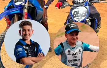 Maxi Ramírez (222) y Maxi Yepes (888) son la cuota antioqueña del Team Yamaha para el mundial en Estados Unido. FOTOS: Cortesía