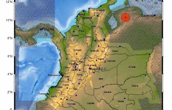 Este fue el segundo sismo que se produjo en las últimas horas con epicentro en Venezuela. FOTO: TOMADA DEL X DE @sgcol