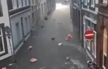 Así lucen algunas calles de la ciudad de Maastricht. FOTO: Captura de video