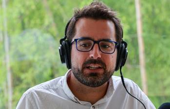 Borja Vilaseca, escritor y profesor de España, creador en Medellín de la Akademia, donde ofrece de manera gratuita educación emocional para los jóvenes Foto: Manuel Saldarriaga Quintero