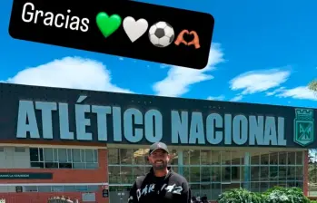 Esta fue la imagen que encendió las alarmas en la hinchada verdolaga. FOTO INSTAGRAM