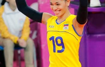 Amanda Coneo regresó a la Selección, tras superar una lesión y fue clave en la victoria 3-0 ante Canadá en el Senior Women Panamerican Cup. FOTO COLPRENSA