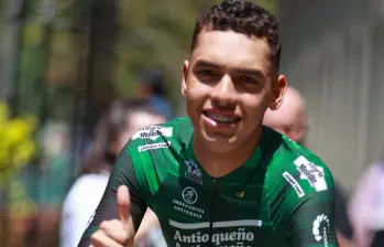 Emilio Echavarría, que comenzó en el ciclismo a los 9 años de edad, dice que tras recuperarse del accidente se viene sintiendo mejor y recuperando el nivel. Tras Rionegro estará en Anapoima. Foto: Manuel Saldarriaga Quintero.