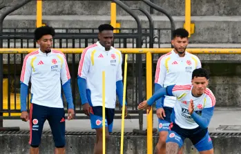 Colombia trabaja de cara a su debut mundialista el próximo 17 de junio. FOTO AFP