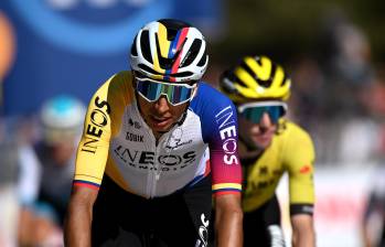 El colombiano Egan Bernal viene de ser sexto en la Vuelta a Burgos. Su gran objetivo es terminar en el top-5 de la ronda española. FOTO GETTY