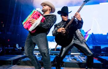 Imagen del grupo Firme, invitado central al Súper Concierto de la Feria de las Flores, que se hizo este sábado en el Atanasio Girardot. FOTO Cortesía