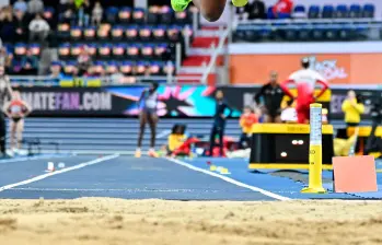 Natalia Linares viene de conquistar una presea de bronce en el Mundial de atletismo bajo techo celebrado en Polonia. FOTO GETTY