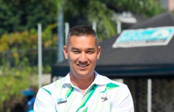 César Delgado sigue recogiendo frutos a su abor como entrenador de natación. Espera lograr la clasificación a los Juegos Olímpicos de Los Ángeles-2028 con varios deportistas. FOTO CORTESÍA