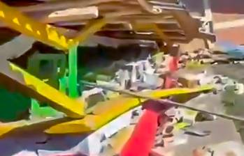 Hay daños signitifcativos en varias viviendas. FOTO: Captura de video