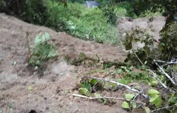 Deslizamiento de tierra causa una tragedia en la vereda El Toro, en el municipio de Dabeiba. FOTO: Cortesía