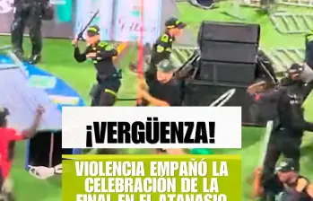 ¡Vergüenza! 59 personas heridas dejó violenta jornada en el Atanasio Girardot