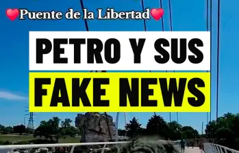Presidente Petro difunde otra fake news: puente de Kansas lo presenta como obra en La Guajira