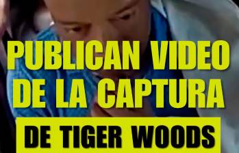Así fue la captura de Tiger Woods luego de accidente de tránsito