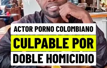 Actor porno colombiano culpable por brutal doble homicidio en Londres