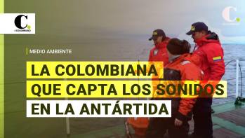 La bióloga colombiana que capta los sonidos en la Antártida 