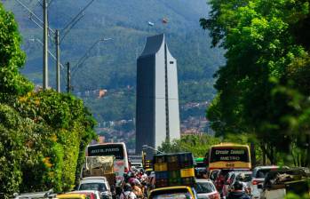 Imagen de un trancón en la ciudad de Medellín. FOTO: Andrés Camilo Suárez Echeverry
