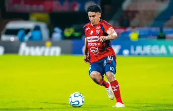 El volante antioqueño Daniel Londoño ha sido uno de los mejores futbolistas del Medellín en los últimos encuentros del Apertura. Foto: Juan Antonio Sánchez