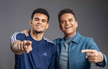 Luis Díaz aparece bailando junto a Silvestre Dangond en su nueva colaboración. FOTO: Cortesía