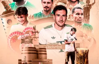 Diseño oficial de la campaña del Bayern Múnich durante el Oktoberfest. FOTO: Tomada de redes sociales @fcbayern