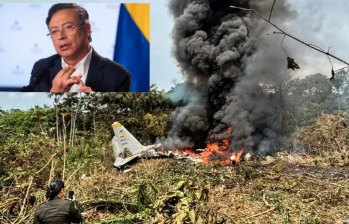 El presidente Gustavo Petro hizo referencia al accidente del avión Hércules en Puerto Leguízamo, Putumayo. Foto: redes