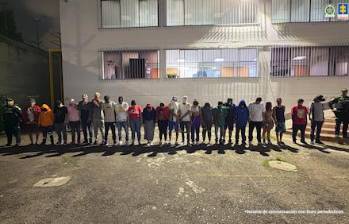 Cayó el cabecilla y los coordinadores de la organización. Foto: cortesía.
