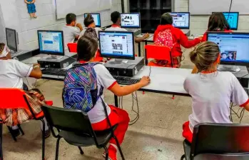 Los ladrones dejaron sin computadores a los niños para sus procesos educativos. FOTO DE REFERENCIA CAMILO SUÁREZ