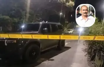 En el atentado también resultó herida una mujer. Las autoridades se encuentran investigando lo sucedido. FOTO: Cortesía