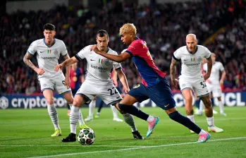 Lamine Yamal (Barcelona), pieza clave del esquema azulgrana y jugador de confianza del técnico Hansi Flick. FOTO: GETTY