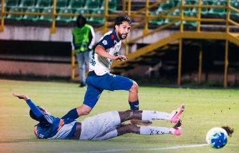 Pese al gol de Jeison Medina, DIM cayó con Chicó en la fecha 10 de la Liga BetPlay-2. FOTO DIMAYOR
