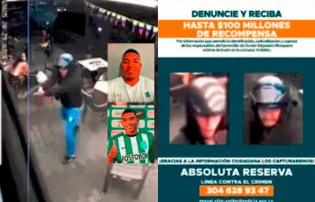 Las autoridades capturaron a Cristian Gómez García, alias Cocoliso, por el robo al exjugador de Atlético Nacional, Elkin Blanco, que acabó con el homicidio de Duván Alexánder Mosquera Vargas. FOTOS: CORTESÍA Y EL COLOMBIANO
