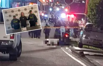 A Diego Alejandro Zamudio Amaya (detalle), de 19 años, lo capturaron y en las próximas horas será presentado ante un juez de control de garantías por los hechos en los que murió Sebastián Villa Gil, de 25 años. FOTOS: Cortesía