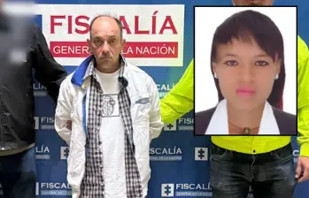 A Martín Alonso Garcés Carvajal, de 56 años, lo capturaron por el asesinato de Luisa María Ramírez Díaz (detalle), de 31 años, en hechos ocurridos a finales de diciembre de 2024. FOTOS: CORTESÍA