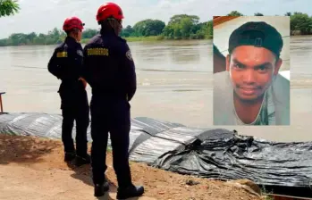 A Carlos Alonso Jiménez Rodríguez (detalle), de 26 años, lo encontraron sin vida en la tarde de este jueves en las aguas del río Cauca, a la altura del corregimiento Palomar, de Caucasia. Estaba desaparecido desde el martes, tras un accidente en el afluente. FOTOS: CORTESÍA