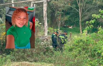 A Milanis Esther Almendrales Medina, de 45 años, la encontraron muerta en un matorral de la vereda Chaparral, de Guarne. FOTOS: CORTESÍA MI ORIENTE