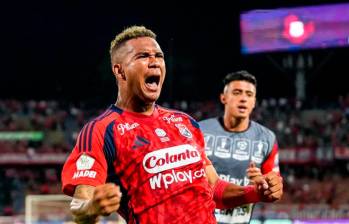 Diego Moreno hace parte de la nómina titular que Alejandro Restrepo decidió para enfrentar a América en el Atanasio Girardot. FOTO: Manuel Saldarraiga