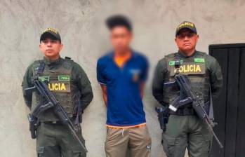 Este hombre fue capturado en un resguardo indígena de Risaralda luego de ser señalado del abuso de una menor de nueve meses en Turbo. FOTO: CORTESÍA POLICÍA URABÁ