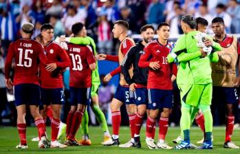 Costa Rica celebra su clasificación a la Copa América en la que se medirá ante Colombia, Brasil y Paraguay. FOTO TOMADA @CopaAmerica