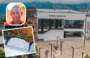 Las personas, que estaban tapadas con pasamontañas, cometieron varios ataques a la comunidad en las veredas La Balsora, La Libertad y El Recreo, de Nariño, Antioquia. Entre ellos asesinaron a Jhon Jarol Obregón Yépez (detalle, arriba) de 13 años. FOTOS: DONALDO ZULUAGA Y CORTESÍA GOBERNACIÓN DE ANTIOQUIA