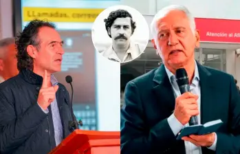 El alcalde de Medellín, Federico Gutiérrez, comparó al ministro de Salud, Guillermo Alfonso Jaramillo, con Pablo Escobar por sus declaraciones sobre la crisis de la salud. FOTOS: COLPRENSA Y CORTESÍA