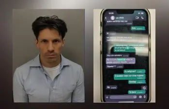 Michael Jamie Inofuentes, de 45 años, fue condenado con base a evidencias, como esta conversación, que mostraban sus vínculos con una menor de edad a la cual embarazó. FOTOS: CORTESÍA