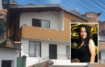Dentro del tercer piso de esta edificación, ubicada en el barrio Popular 2, de Medellín, ocurrió el asesinato de Janeth Estela Álvarez Rivera (detalle), de 53 años. Su excompañero sentimental, Jorge Andrés Villada Ramírez, de 45, también murió en los hechos. FOTO: GUILLERMO LEÓN OSPINA MUÑOZ Y CORTESÍA