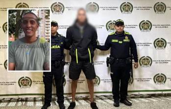 Rubén de Jesús Saldarriaga Sánchez, de 31 años, fue capturado por el presunto crimen de su exnovia, la influenciadora La Traviesa RP. FOTOS: CORTESÍA POLICÍA METROPOLITANA Y REDES SOCIALES