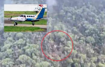 Esta es la zona en la que se habría avistado la aeronave, según las autoridades. FOTOS: CORTESÍA