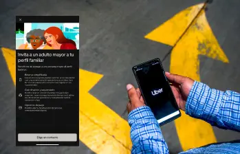 Con una simple invitación por parte de uno de sus familiares, los adultos mayores podrán hacer uso de esta aplicación para ir al médico o hacer sus actividades. FOTO: JUAN ANTONIO SÁNCHEZ